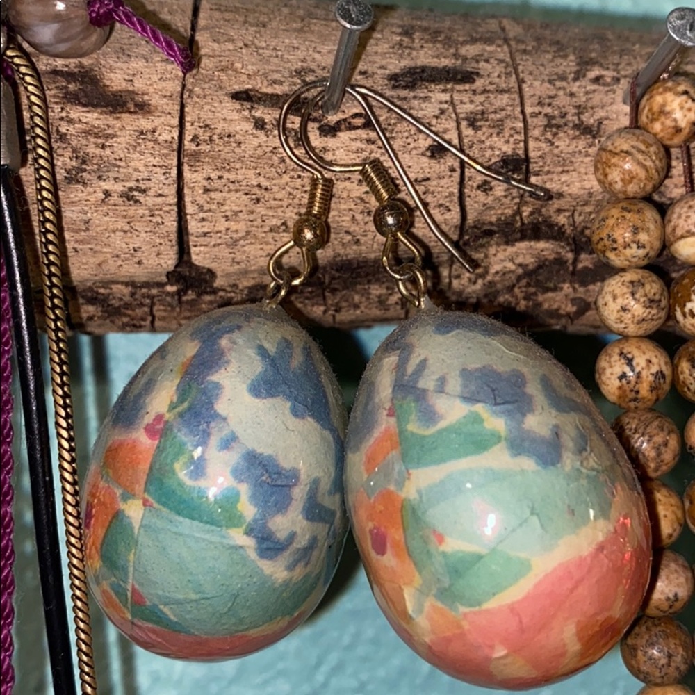 Egg Shaped Earrings